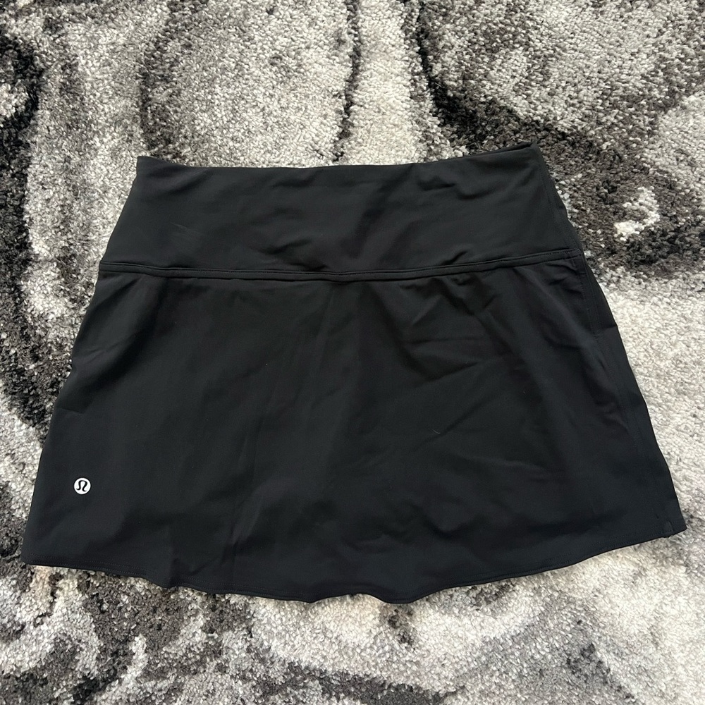 LuLuLemon Tennis and Gold High-rise wrap skirt